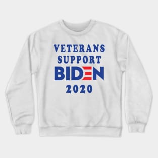 Veterans support Biden 2020 Crewneck Sweatshirt